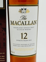 Macallan 12YO Sherry Oak Cask Pre-2018 US edition 43% (750ml)