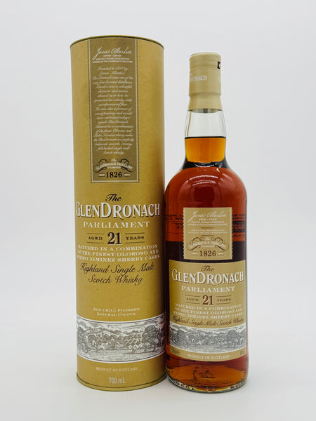 The Glendronach 21 Year Old Parliament Single Malt Scotch Whisky 2018 (700ml)