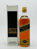 Johnnie Walker Black Label 12 Year Old 1970s US Import (750ml)