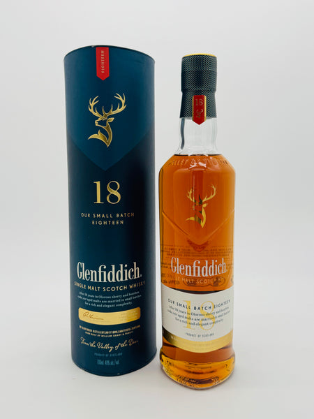 Glenfiddich 18YO Single Malt Scotch Whisky (700ml)