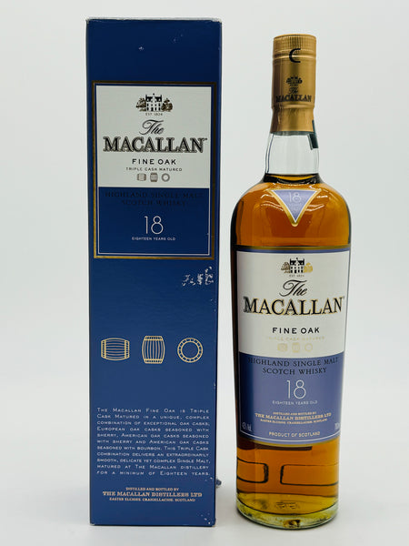 Macallan 18YO Fine Oak Discontinued (700ml)