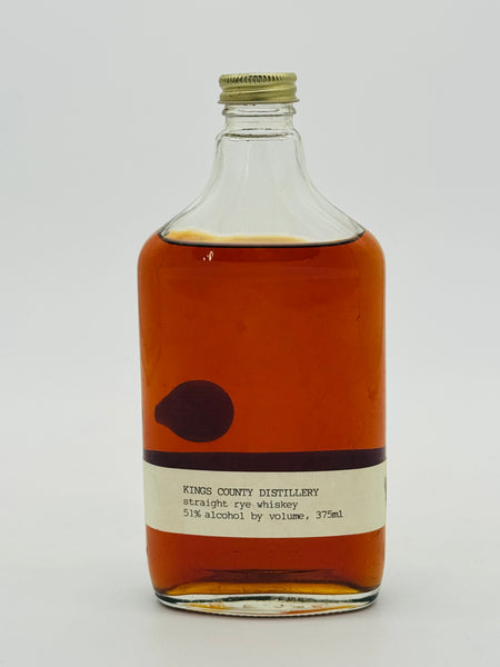 Kings County Empire Rye Straight Rye Whiskey (375ml) "Seal missing"