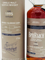 1995 Benriach Batch 16 Single Cask #7385 Peated Oloroso Cask 23 Year Old Cask Strength Single Malt Scotch Whisky (700ml)