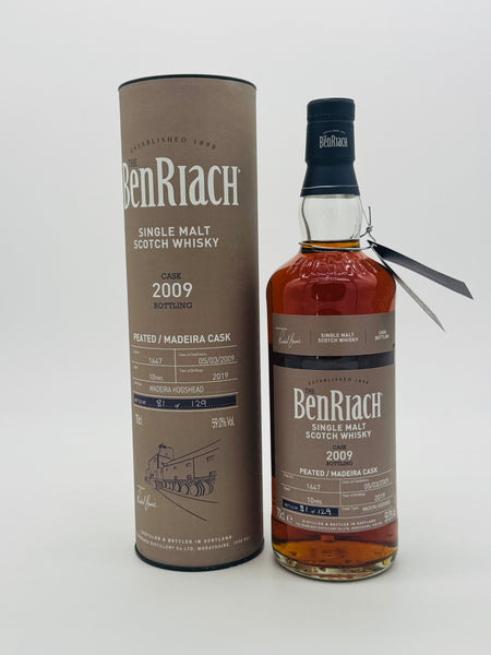 Benriach 2009 Batch 16 Cask# 1647 10 Year Old (700ml)