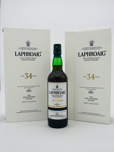 Laphroaig 34 Year Old The Ian Hunter Story Book #4 Single Malt Scotch Whisky (700ml)