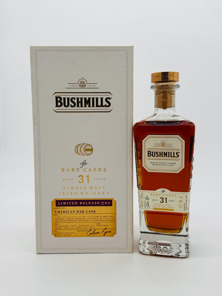 Bushmills 31 Year Old Rare Casks American Oak Casks No. 04 (750ml)