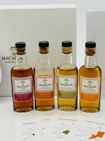 Macallan Gift Box '1824 Series' Set Amber-Gold-Ruby-Sienna (4*50ml) "Sienna Leaking"