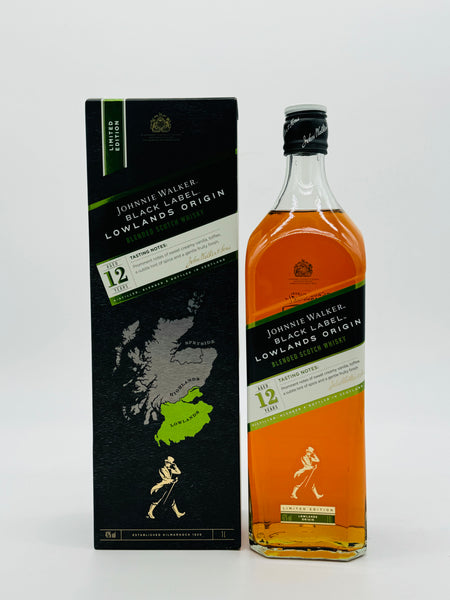 Johnnie Walker Black Label 12 Year Old Lowlands Origin (1000ml)