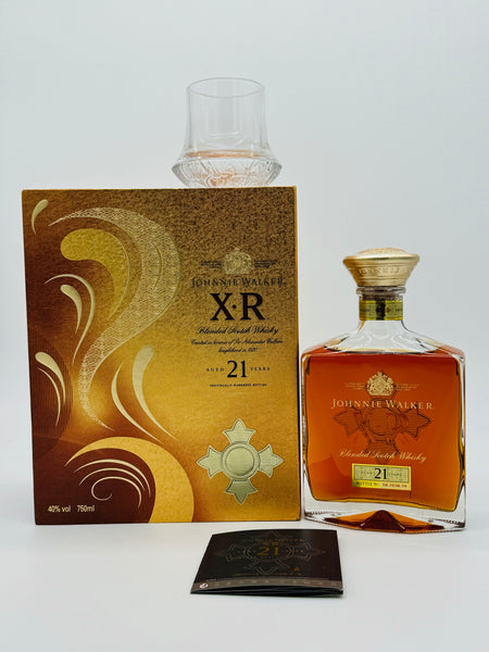 Johnnie Walker XR 21 Year Old with Glass (750ml)