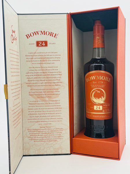 Bowmore 24 Year Old - Frank Quitely - The Dragon's Prey (700ml Bowmore 24 Year Old - Frank Quitely - The Dragon's Prey (700ml