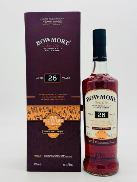 Bowmore 26 Year Old French Oak Barrique Vintner’s Trilogy (700ml)