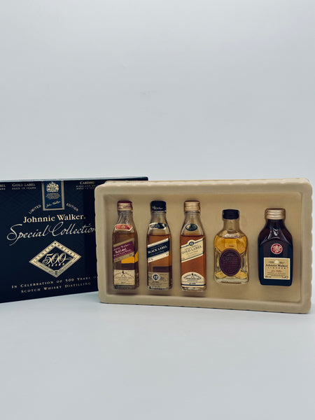 Johnnie Walker 500 Years Special Collection Miniatures (5 x 50ml)