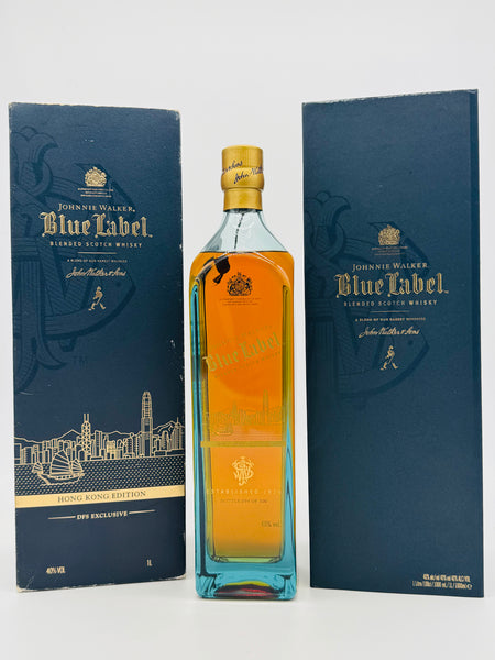Johnnie Walker Blue Label DFS Edition Hong Kong Edition Bottle 094/300 (1000ml)