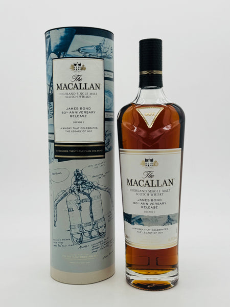 The Macallan James Bond 60th Anniversary Decade I Single Malt Scotch Whisky (700ml)