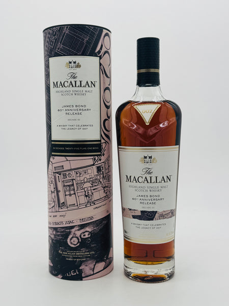 The Macallan James Bond 60th Anniversary Decade III Single Malt Scotch Whisky (700ml)