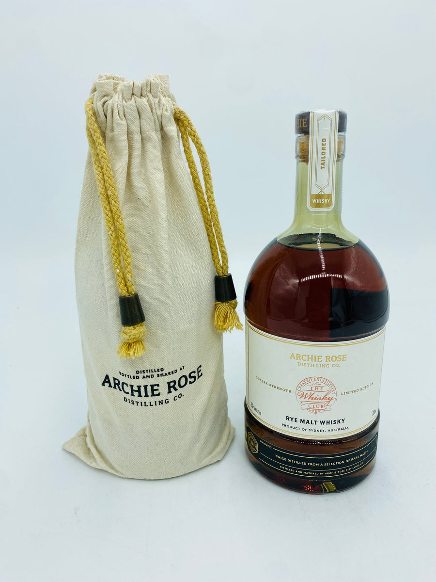 Archie Rose Solera Strength Rye - TWC (700ml) – Whisky Trade