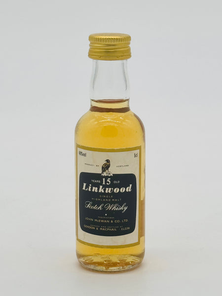 Linkwood 15 Year Old Gordon and MacPhail 1990s (50ml)