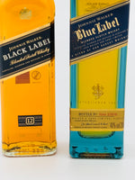 Johnnie Walker Black Label 12 Year Old + Blue label (2*200ml)