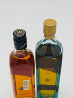 Johnnie Walker Black Label 12 Year Old + Blue label (2*200ml)