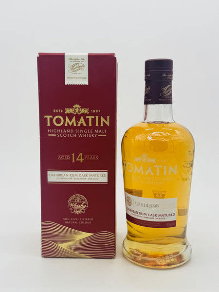 Tomatin 14 Year Old Caribbean Rum Cask Single Malt Scotch Whisky (700ml)
