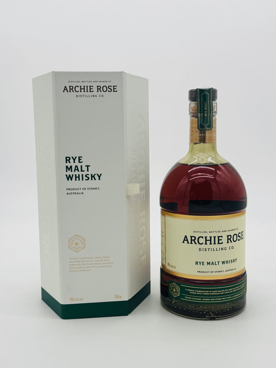 Archie Rye Archie Rose Rye Malt Whisky 3rd Batch Bottle no. 112/1973 (700ml ...