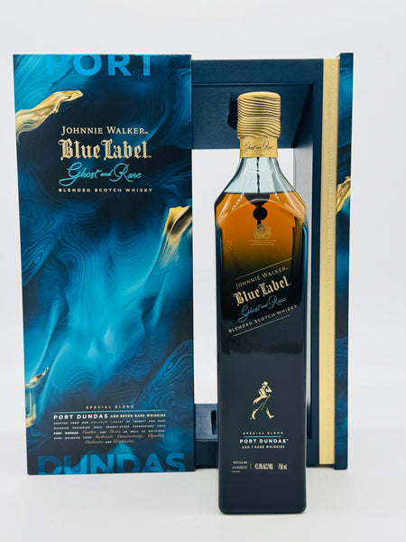 Johnnie Walker Blue Label Ghost and Rare Port Dundas Blended Scotch Whisky (750ml)