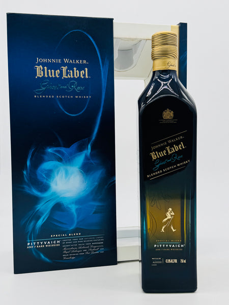 Johnnie Walker Blue Label Ghost and Rare Pittyvaich Blended Scotch Whisky (750ml)
