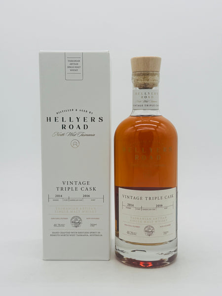 Hellyers Road Vintage Triple Cask TWC Australian Single Malt Whisky (700ml)