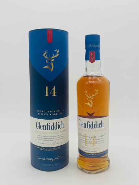 Glenfiddich 14 Year Old Single Malt Bourbon Barrel Reserve (700ml)