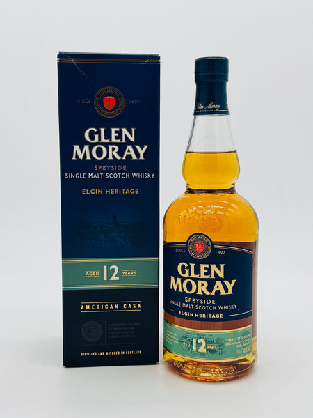 Glen Moray 12 Year Old Single Malt Scotch Whisky (700ml)
