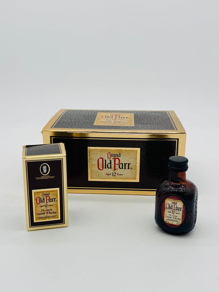 Box of Grand Old Parr 12 Years old (12*50ml)