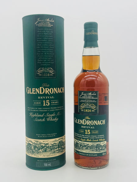 GlenDronach 15 Years Revival Scotch Whisky 2019 (700ml)