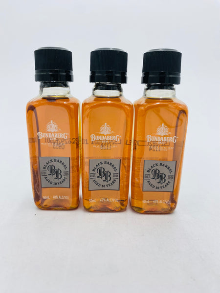 Bundaberg Rum Master Distillers' Black Barrel 10YO (3x50ml)