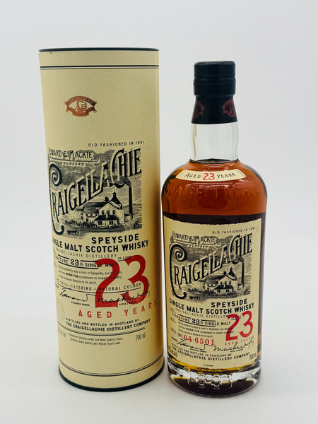 Craigellachie 23 Year Old Single Malt Scotch Whisky (700ml)