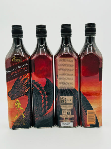 Johnnie Walker Game Of Thrones A Song Of Fire (4 x 700ml)