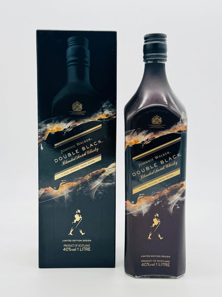 Johnnie Walker Double Black - Limited Edition Design Created By Mattia Biagi (1000ml)