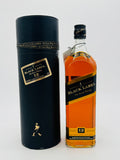 Johnnie Walker Black Label 12 Year Old – Older Bottling with Presentation Tube (1000ml)