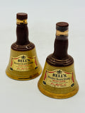Bell’s Blended Scotch Whisky – Pair of Miniature Ceramic Bell Decanters (50ml*2)