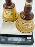 Bell’s Blended Scotch Whisky – Pair of Miniature Ceramic Bell Decanters (50ml*2)