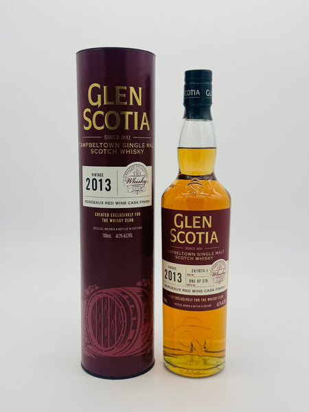 Glen Scotia 2013 Bordeaux Single Cask Single Malt (700ml)
