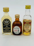 A mixed collection of three Scotch whisky miniatures (50ml*3)