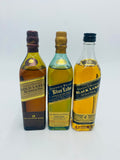 Johnnie Walker Blue, Gold, Black (3x200ml)