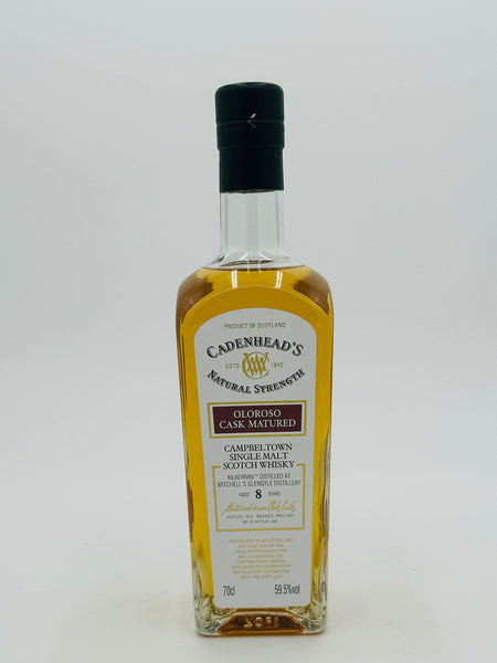 Kilkerran (Heavily Peated) Aged 8 Years - Cadenhead's (700ml)