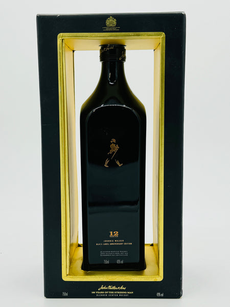 Johnnie Walker Black Label 12 Year Old Anniversary Edition / 100 Years of the Striding Man (750ml)