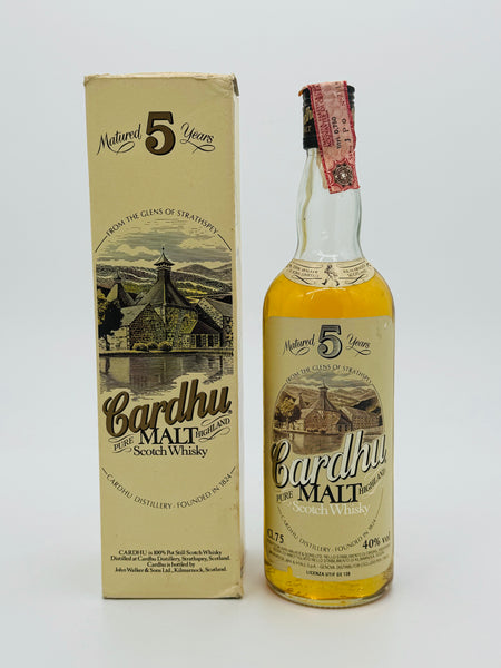 Cardhu 5 Year Old John Walker and Sons 1980s (750ml)