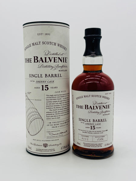The Balvenie Single Barrel Sherry Cask 15 Cask# 4212 (700ml)