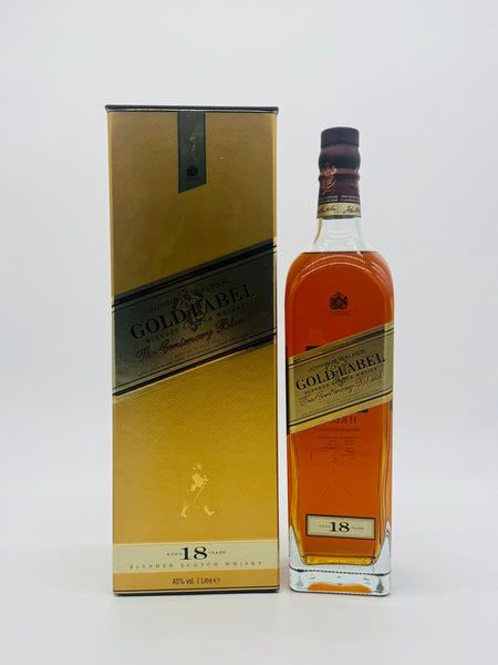 Johnnie Walker Gold Label The Centenary Blend 18 Year Old Blended Scotch Whisky (1000ml)