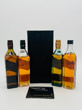 The Collection Johnnie Walker Blue Green Gold Black Label (4x 200ml)
