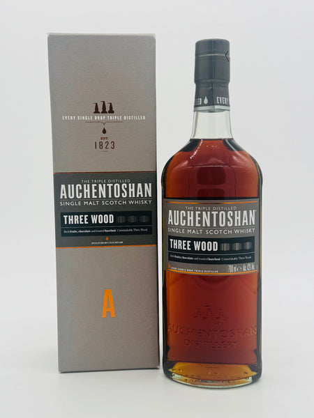 Auchentoshan Three Wood Single Malt Scotch Whisky (700ml)