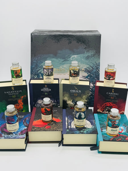 Legends Untold Special Releases 2021 Diageo Whisky Tasting Set (8 * 50ml)